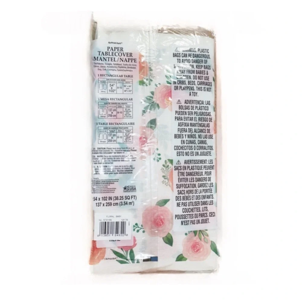 Amscan floral baby