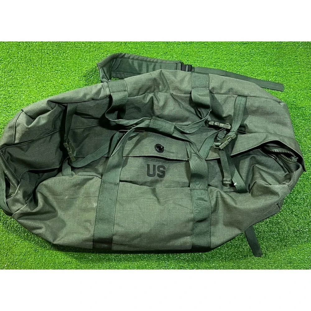 USGI Improved Duffle Bag Aurora Industries Olive Drab Green‎ Backpack Sea Bag
