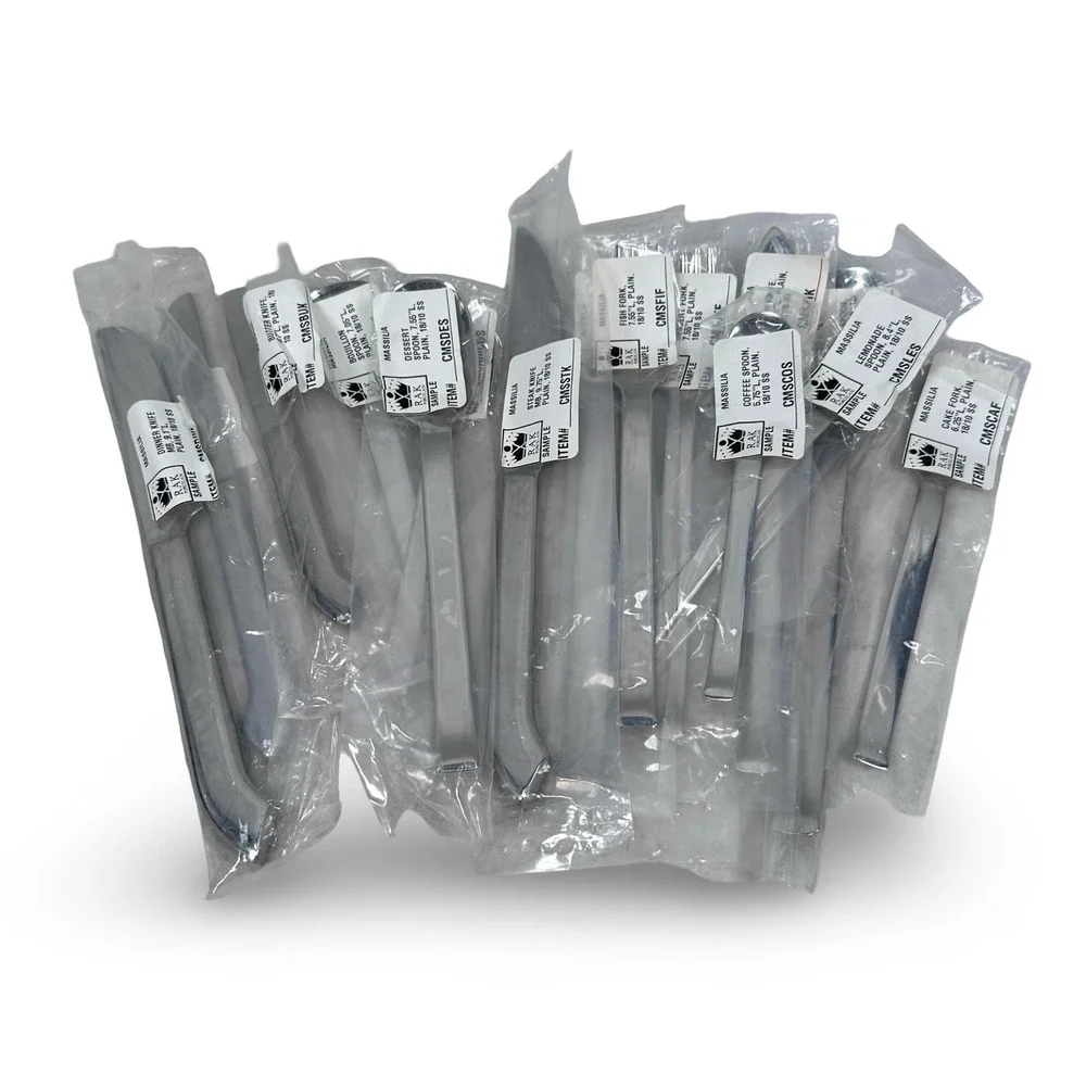 RAK Porcelain Massilia 18/10 Stainless Steel Flatware Mixed Sample Lot 16 New‎
