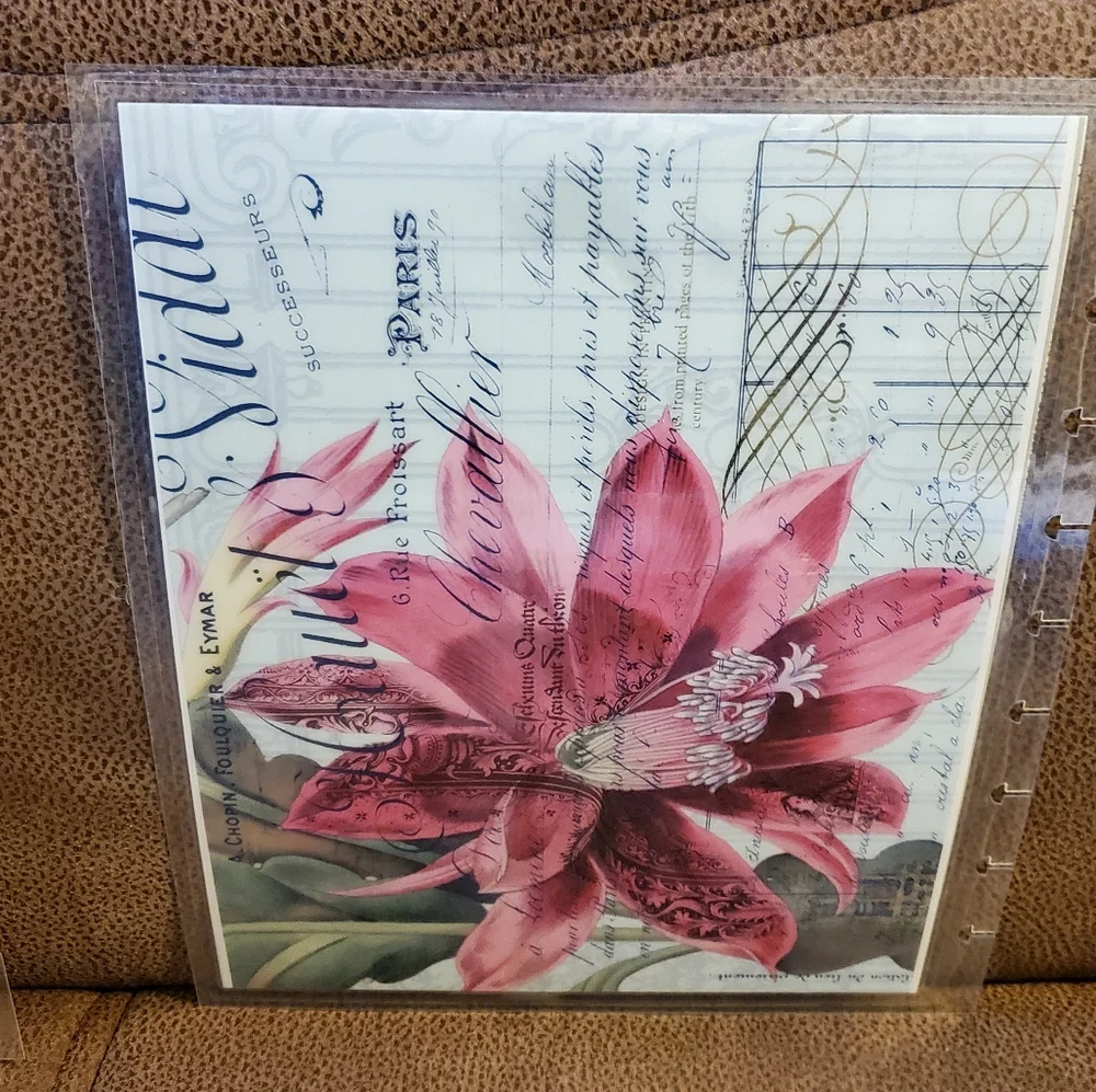 Hand made cover for your Classic size Disc Bound Planner Amy