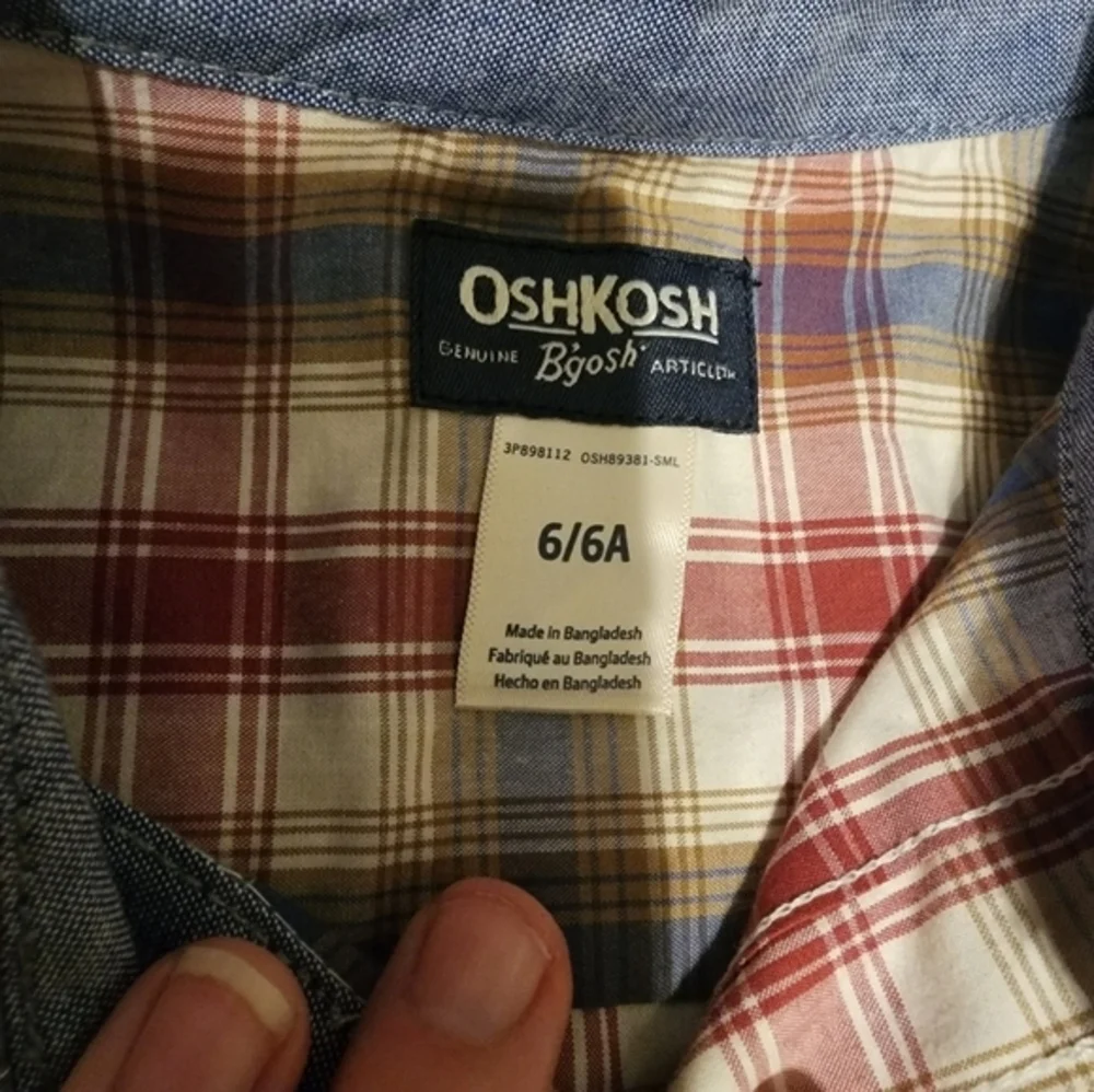 OshKosh Bgosh boys size