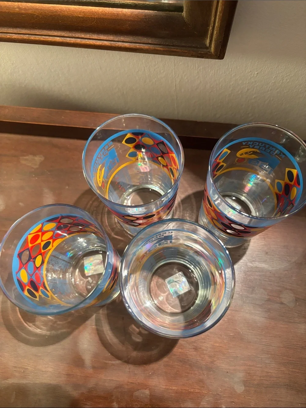 Kentucky Derby 139 Collectible Racing Glass - Colorful Polka Dot Design