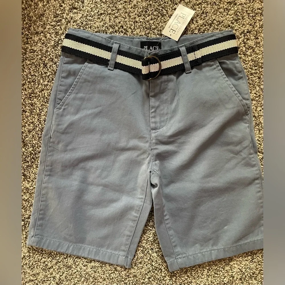 NWT TCP Boys Twill Shorts with belt‎ Size 7