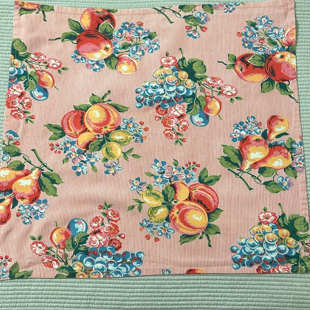 April Cornell fruit napkins