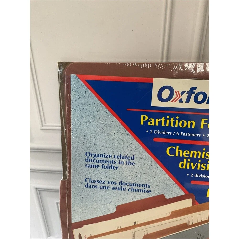 Oxford partition folders