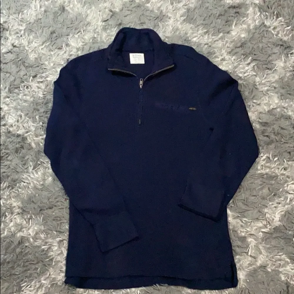 J.Crew‎ quarter zip pullover size M Cotton EUC