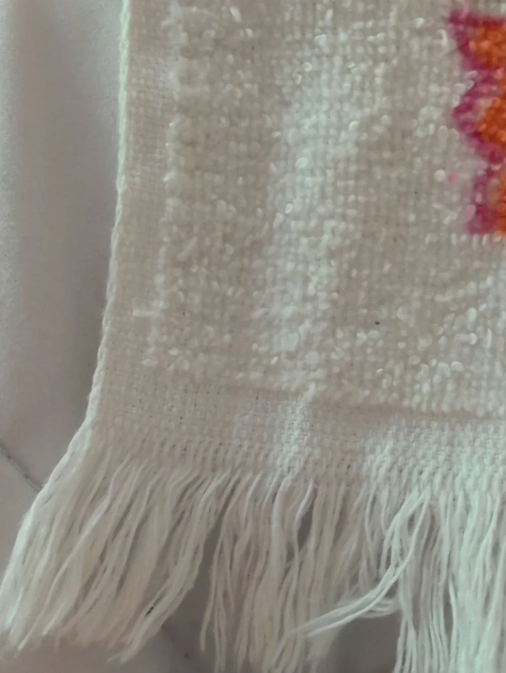 Vintage terrycloth floral