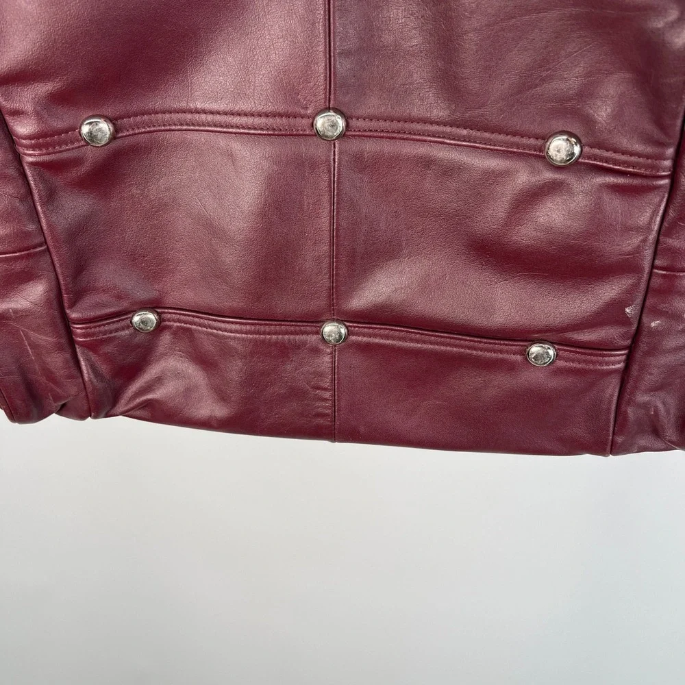 N/A vintage burgundy