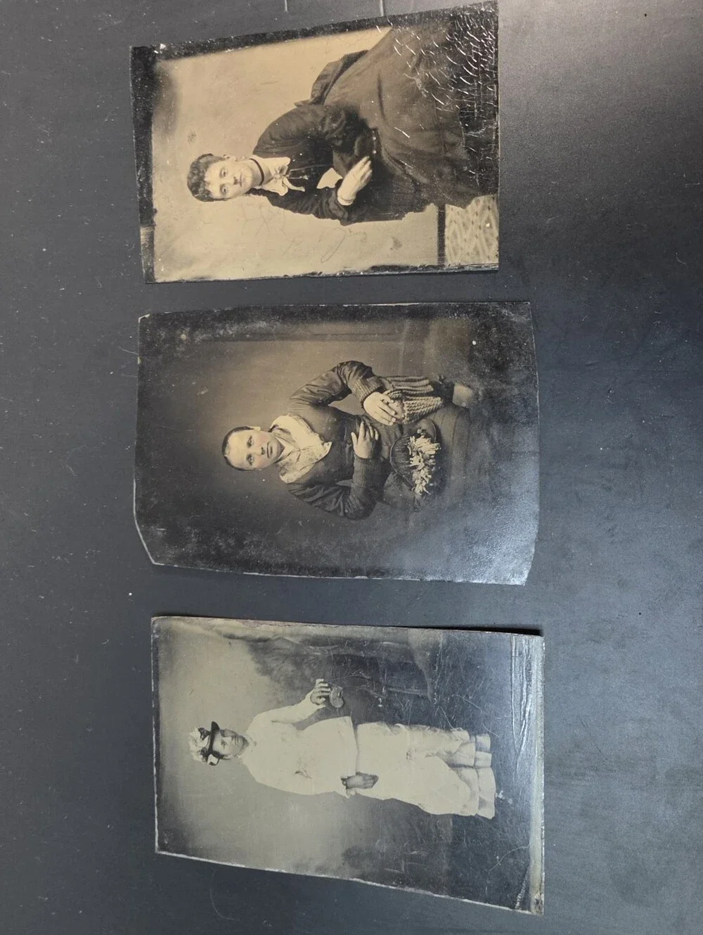 Tin Type Photos set three