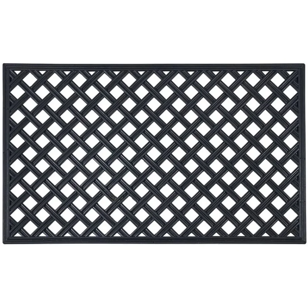 Recycled Rubber Door Mats, Outdoor/Indoor Durable & Easy to Clean All Season All