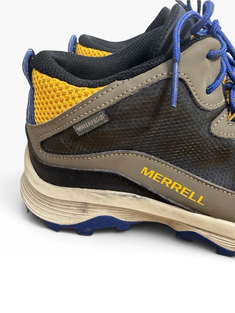 Merrell Kids Moab Speed Mid Waterproof Hiking Boots Size Youth 4 Trail Shoes