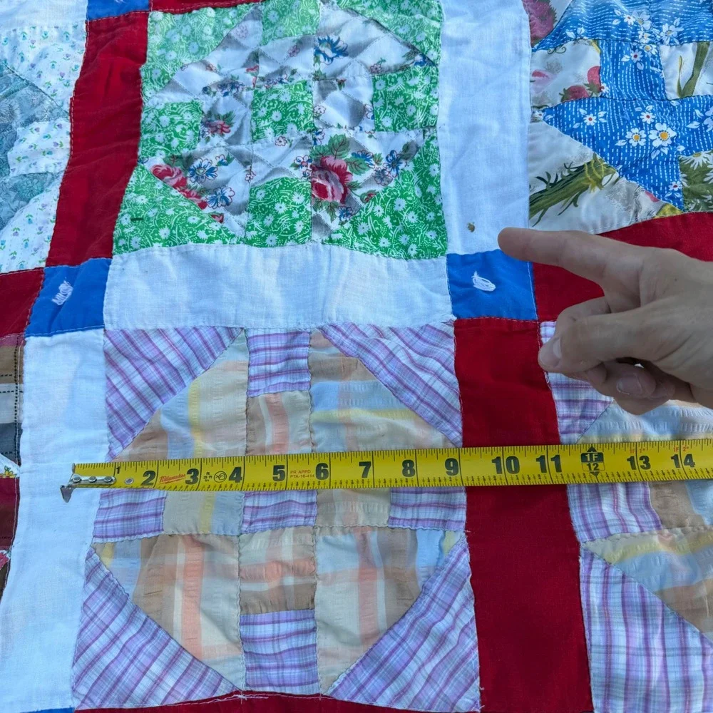 Handmade patchwork quilt