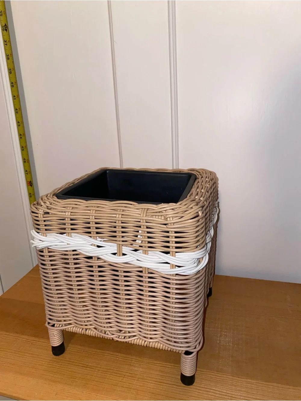 Basket flower pot