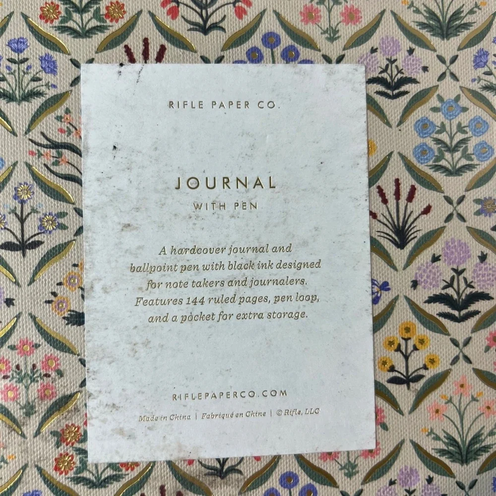 Rifle Paper Co. hardcover journal