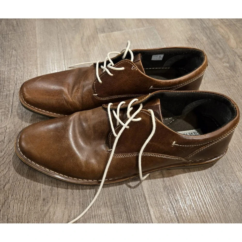 Steve Madden Harpoon Dress Oxfords, Men's Size 13 M,‎ Wood