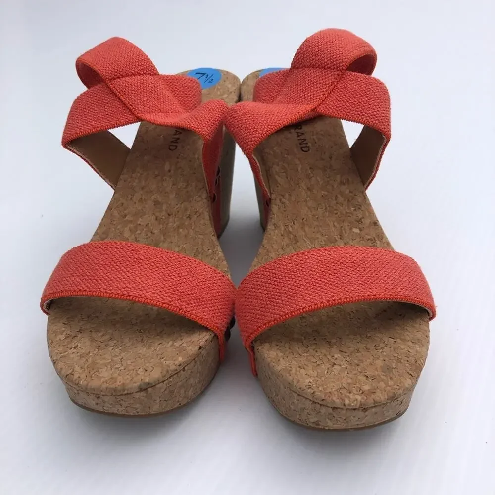 Lucky Brand elastic cork embellishments
