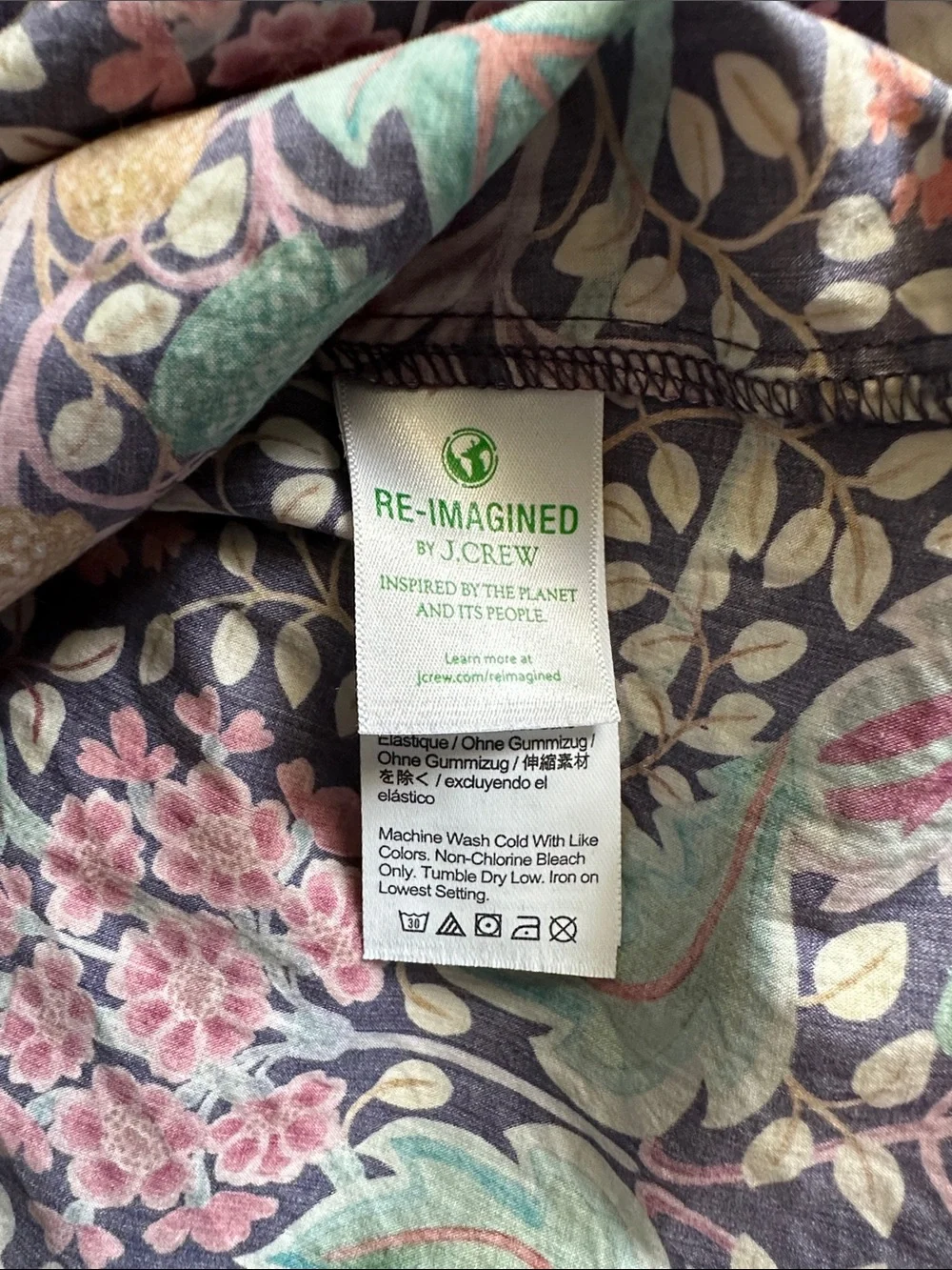 J. Crew bold floral