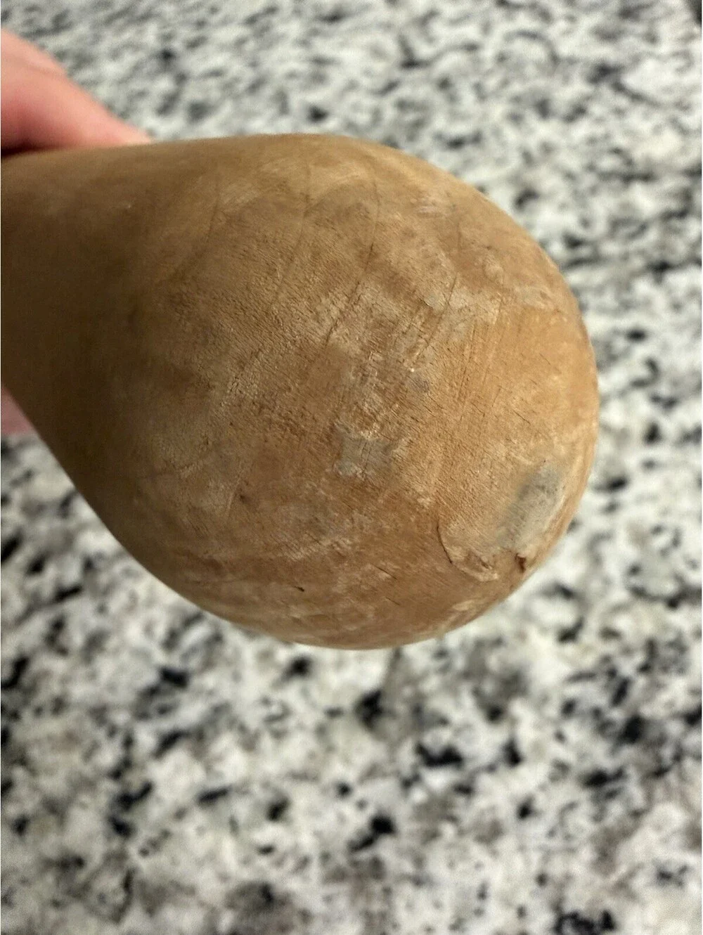 Antique wooden potato
