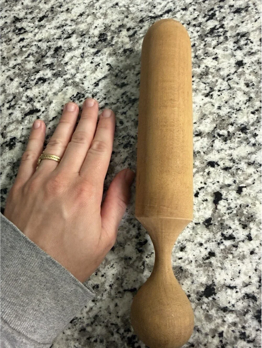 Antique wooden potato
