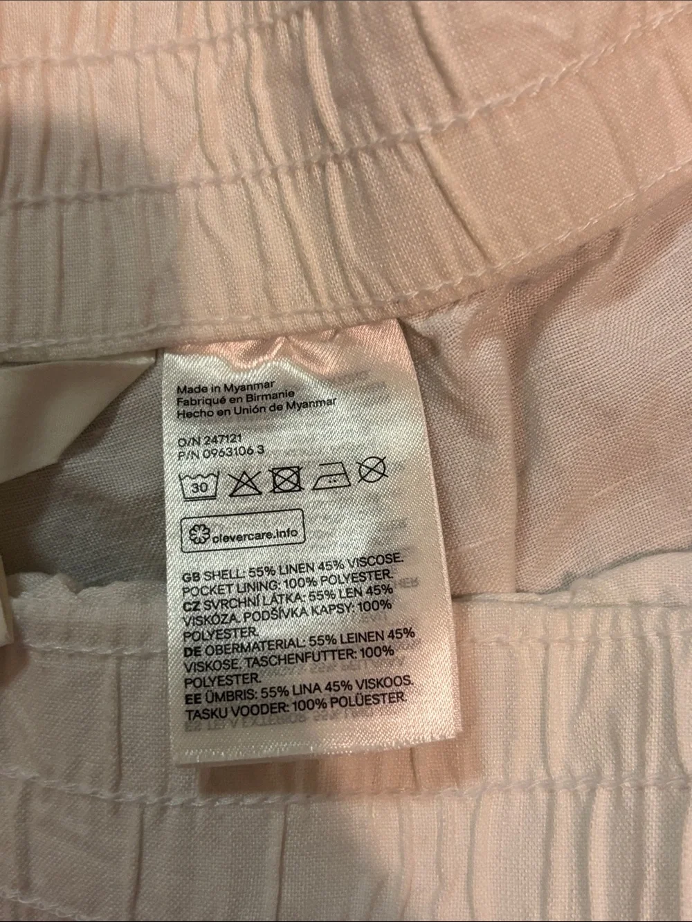 H&M few straight leg