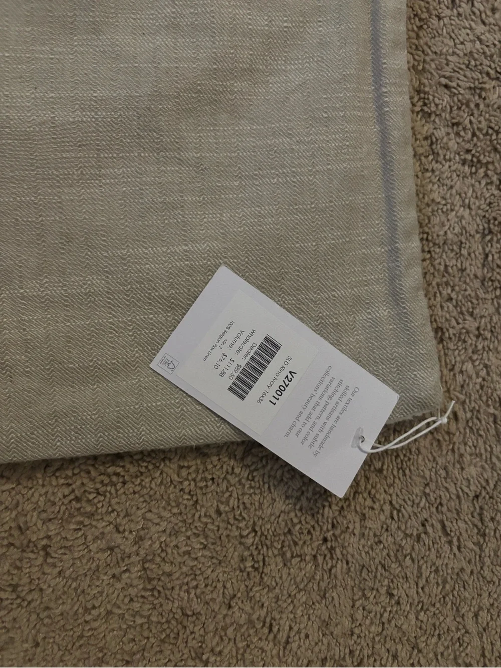 Villa nwt pillowcase
