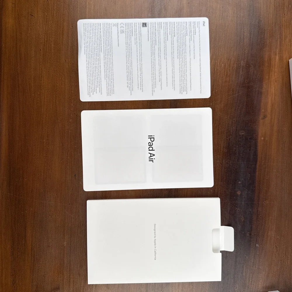Apple iPad Air A2902 11-Inch 256GB‎ Space Gray, EMPTY BOX ONLY