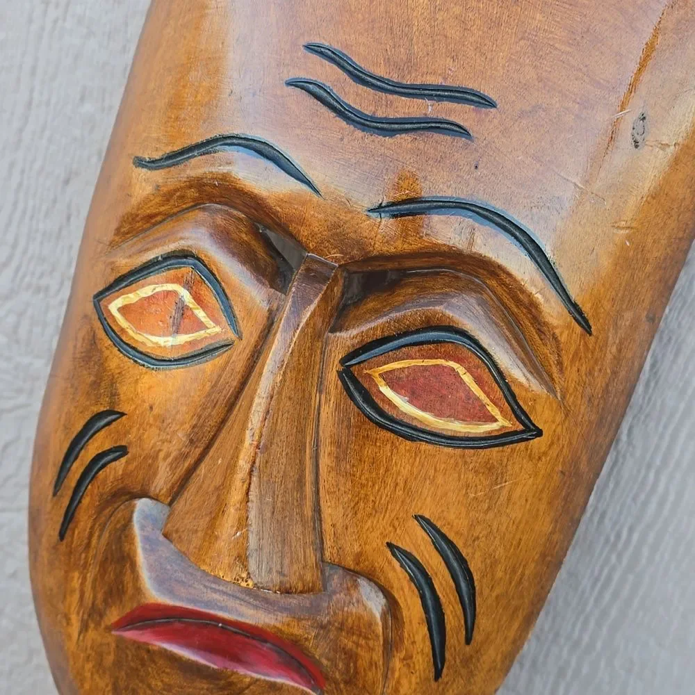 Wood Mask carved wooden