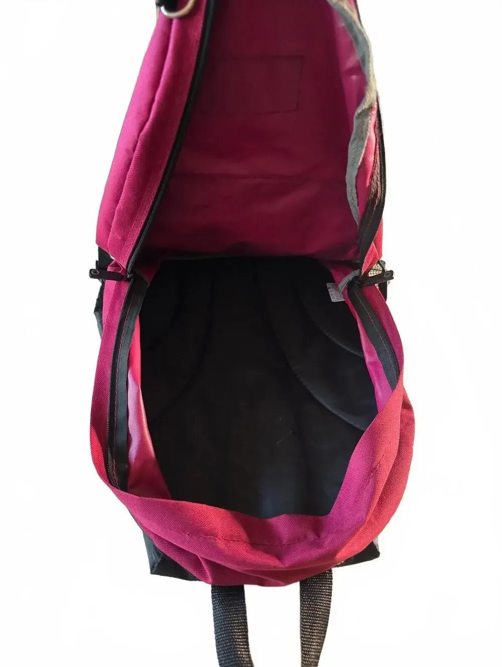 East West USA Burgundy Classic Backpack with Front Pocket