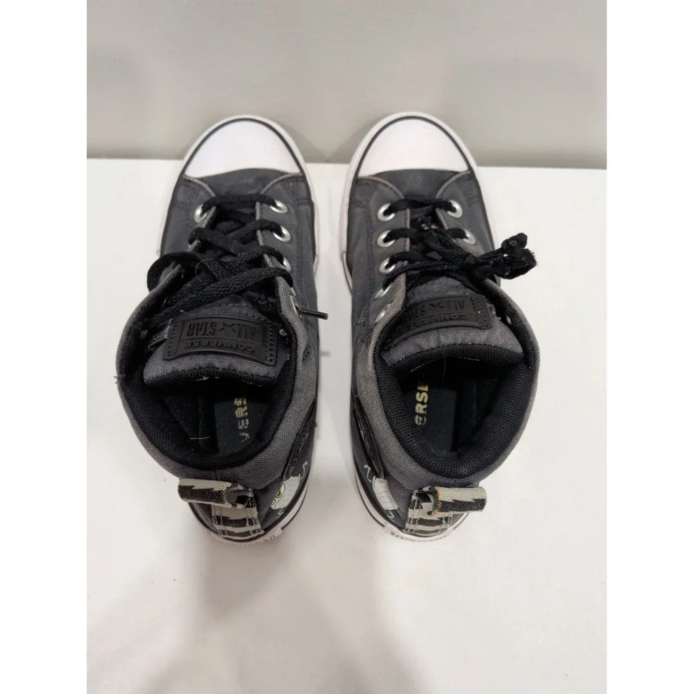 Converse Chuck Taylor All Star Street Shoes, Grey/Black, 660041F, Junior Size 3
