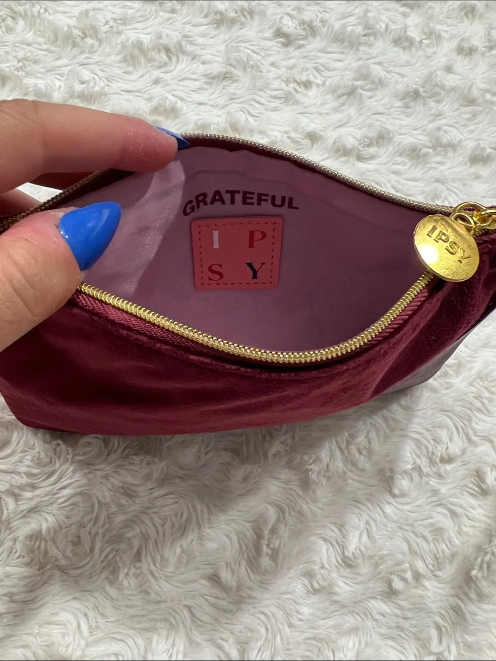 ipsy stylish burgundy