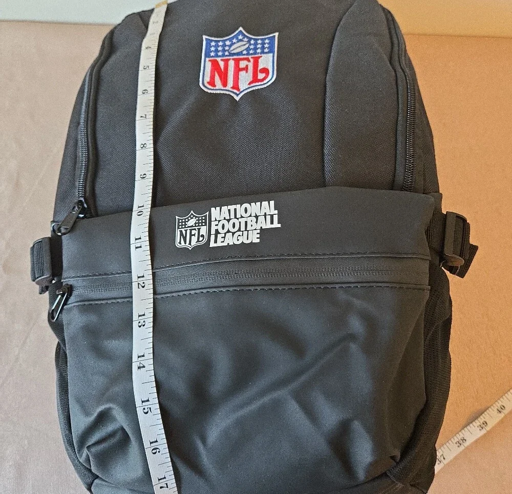 NFL National Football League Black Backpack nwt