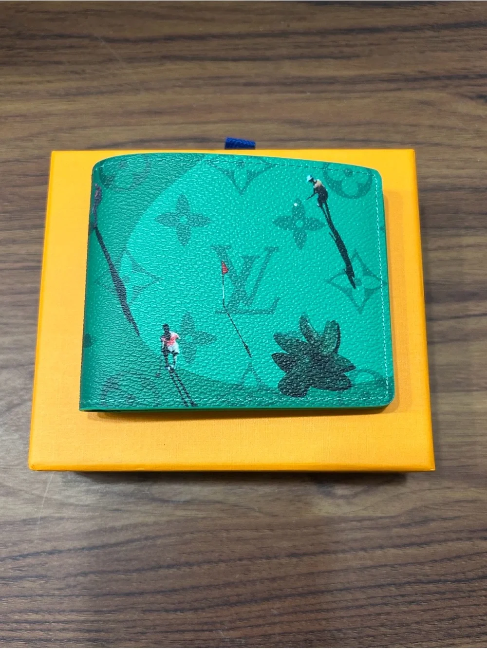 Louis Vuitton Golf Green Bifold Wallet