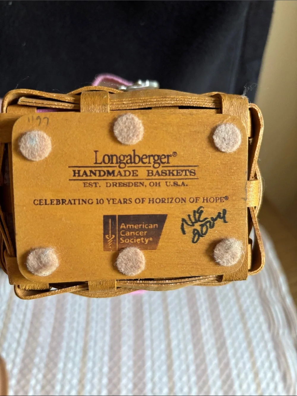 Longaberger includes basket