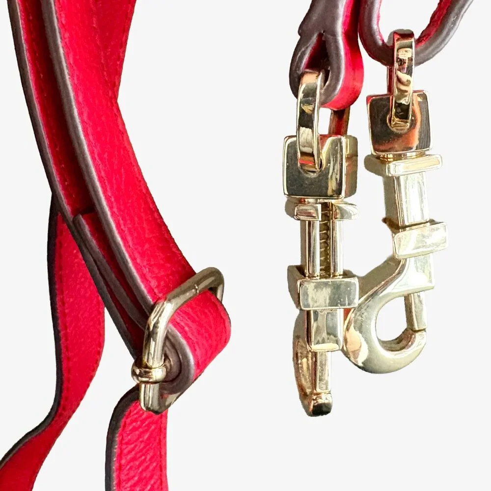 Tory Burch 4-way Amanda Classic Handle Hobo in New Carnival Red Pebbled Leather