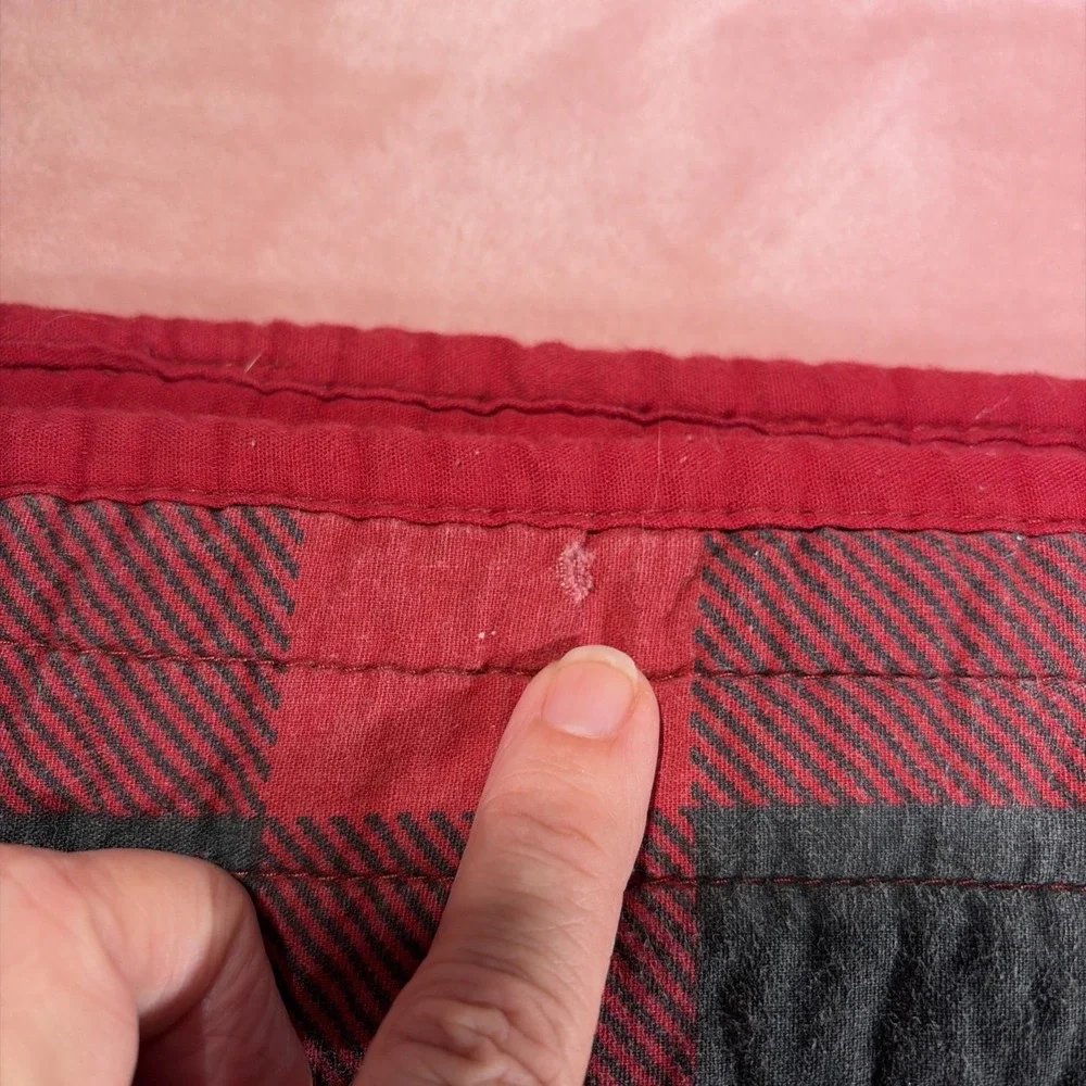 Woolrich plaid patchwork