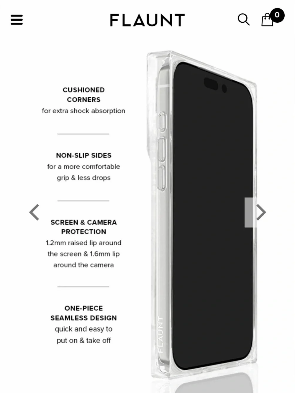 Flaunt includes white