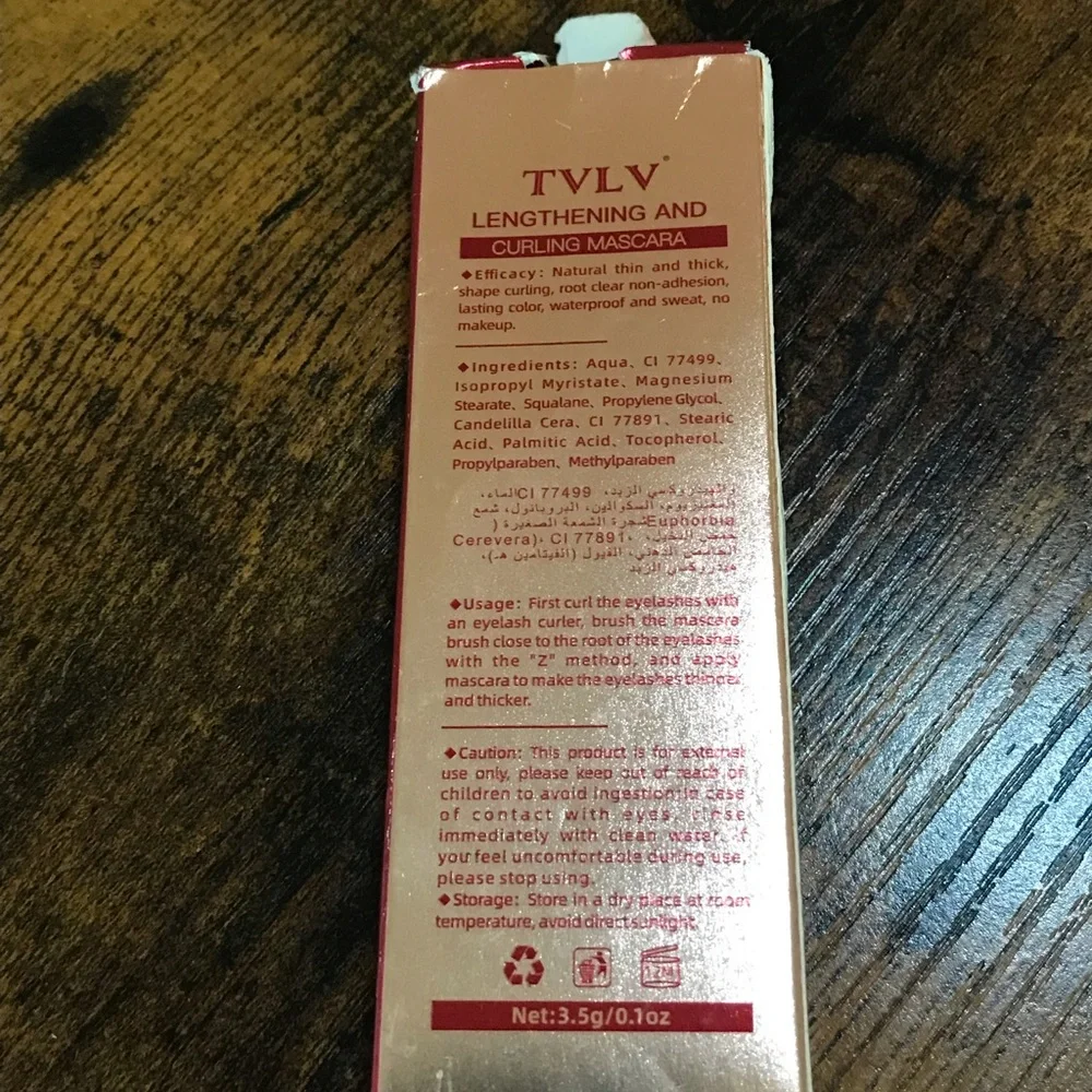 N/A red glitter