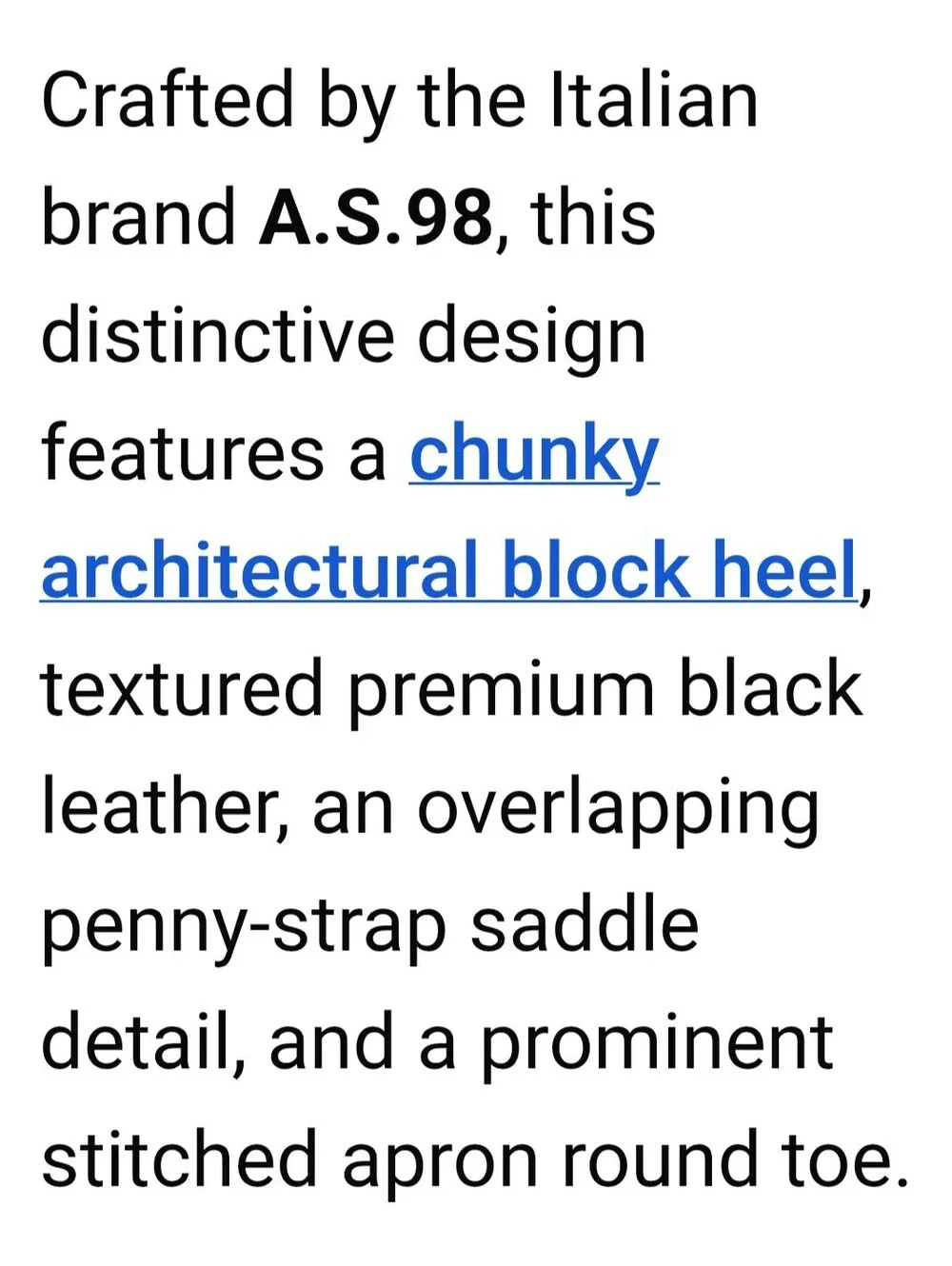 A.S.98 98 leather