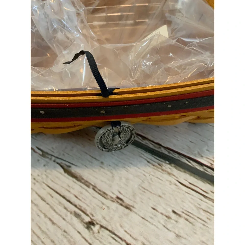 Longaberger handwoven wood