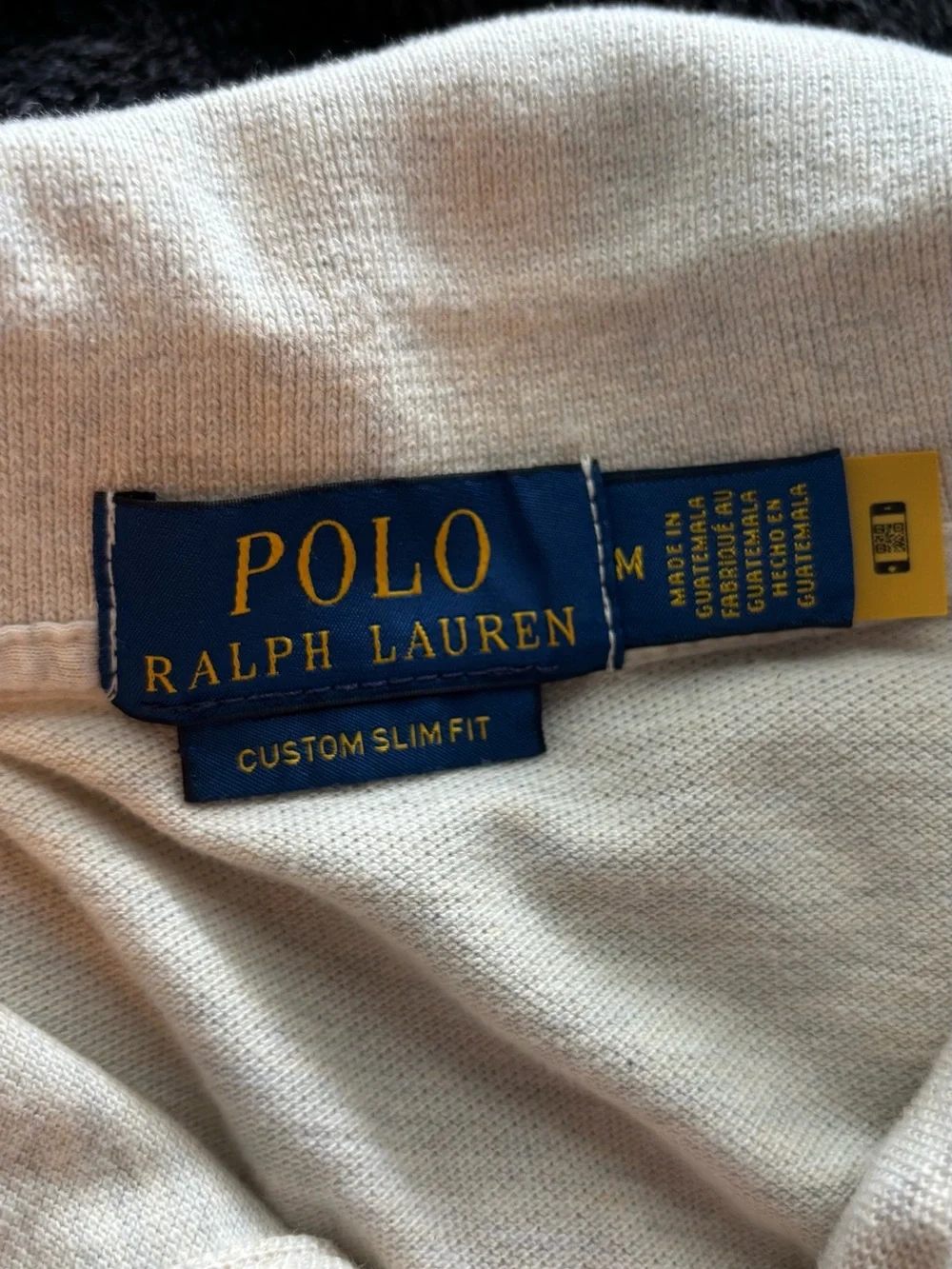 Ralph Lauren cream features chest
