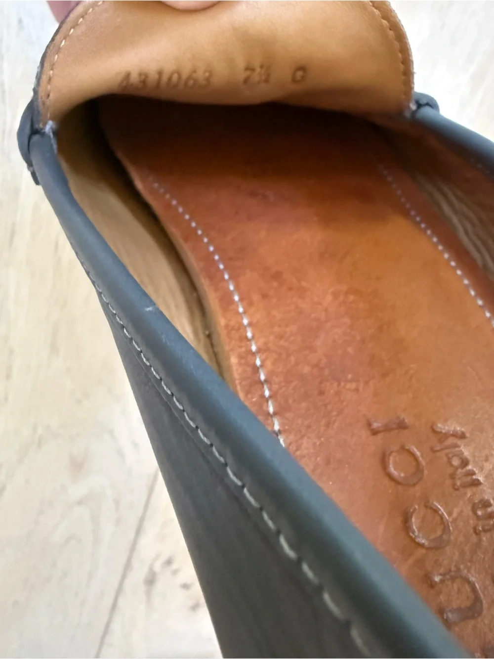 Gucci embossed gg