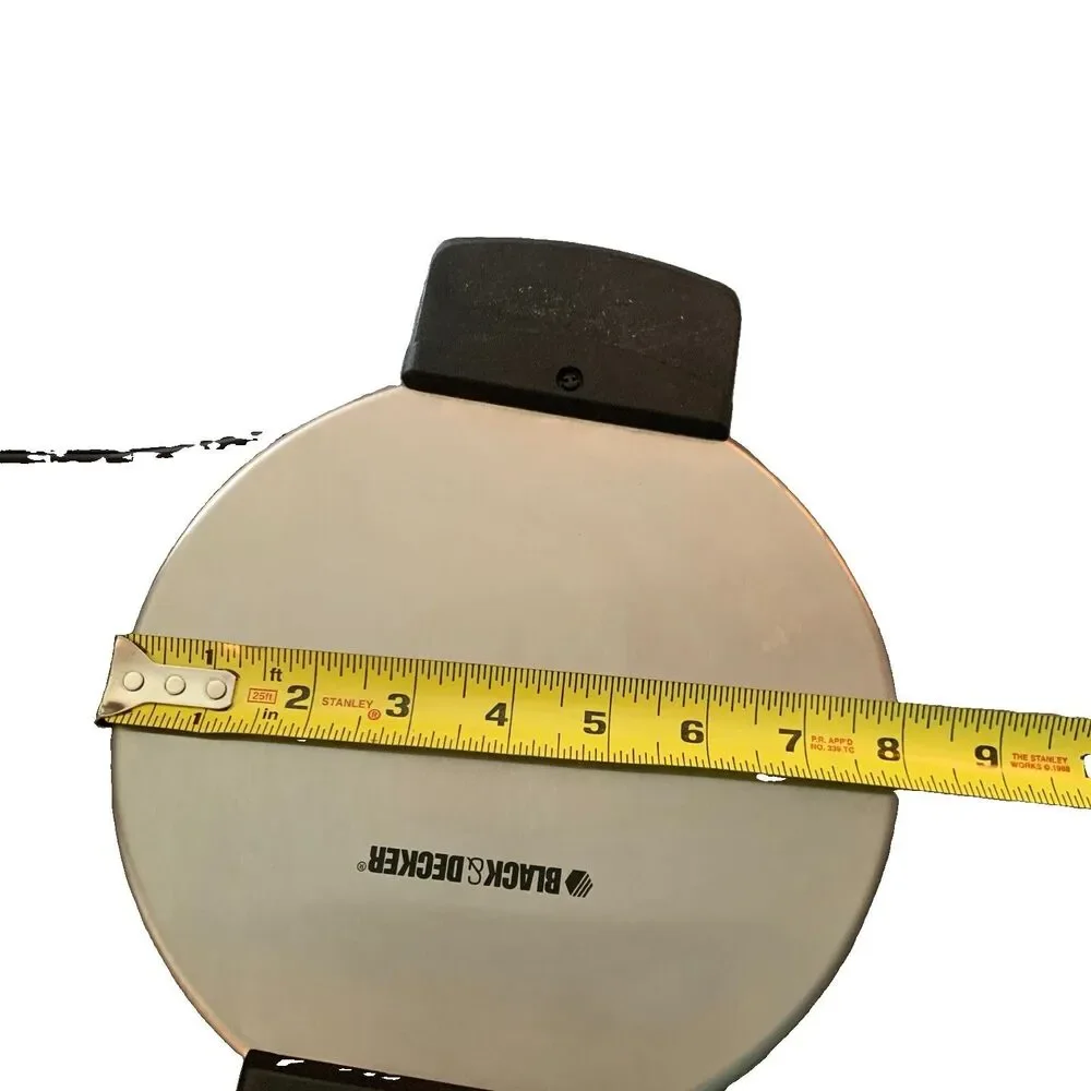 Black &Decker Belgian Waffle Maker Stainless Steel Nonstick Extra Deep Grids
