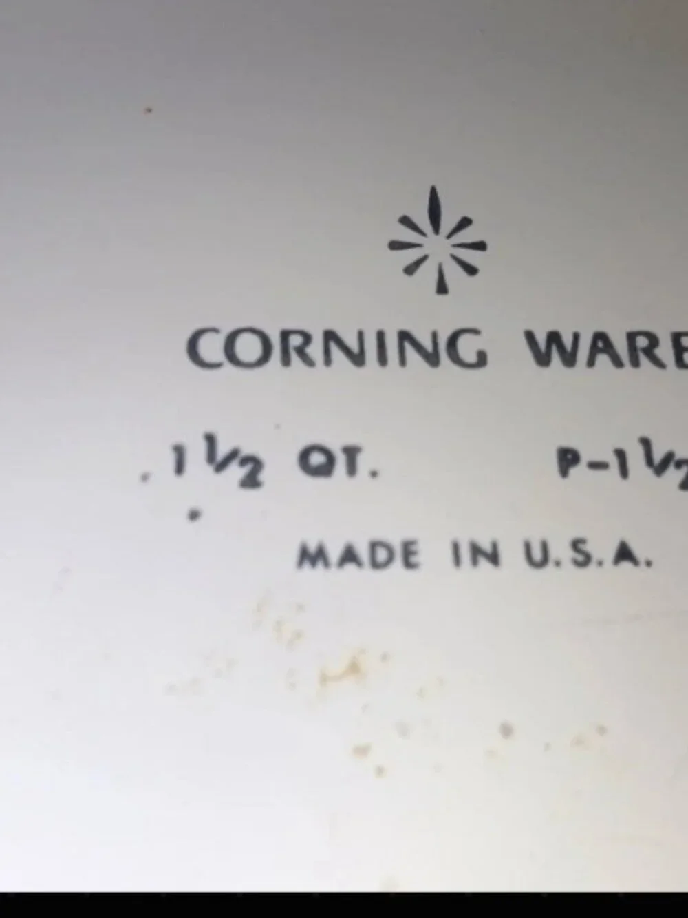 Vintage RARE Antique Collectale Corning Ware Blue Corn Flower Casserole Dish P-1