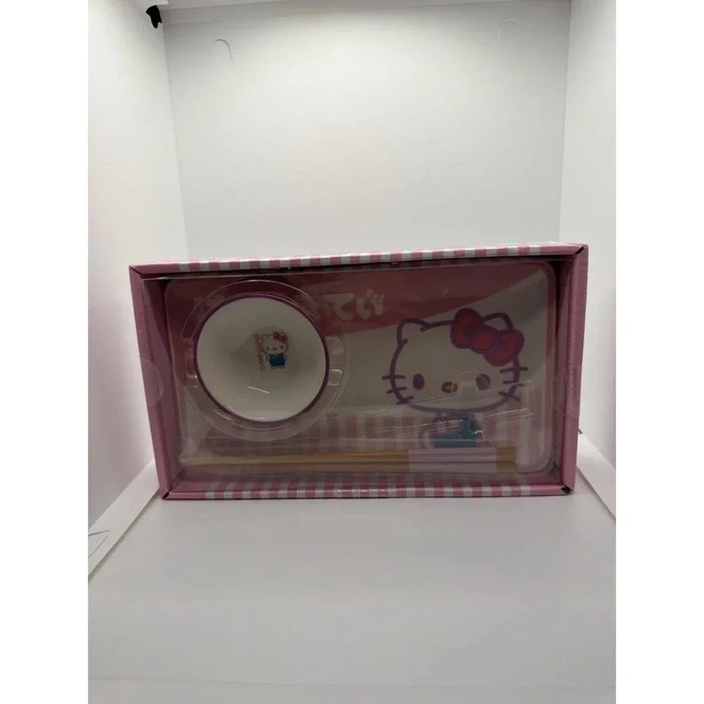 Hello Kitty, ceramic sushi plate set