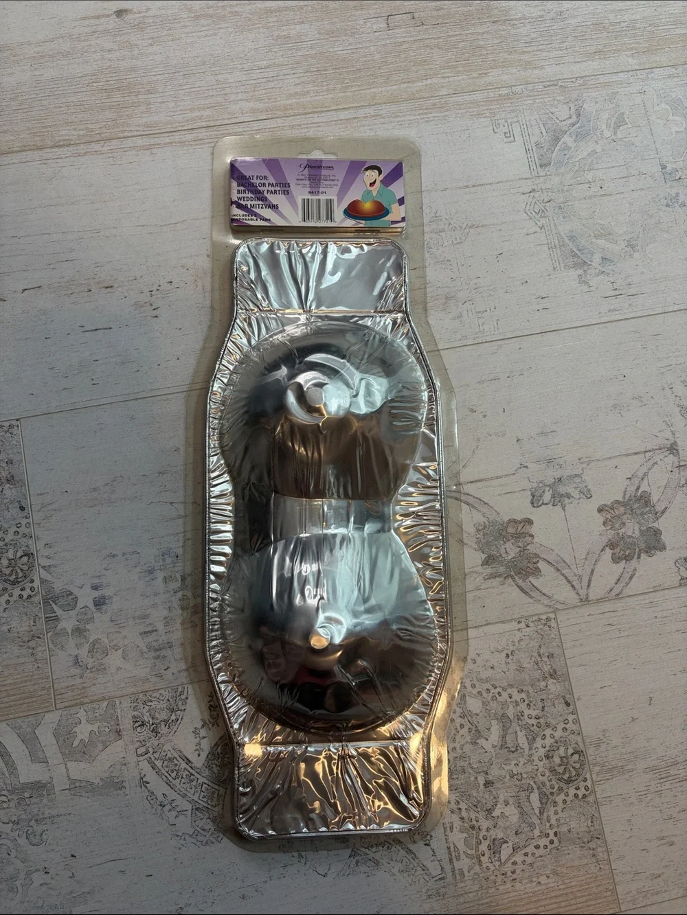 Foil Boobie Cake Pans 2 Disposable Pans