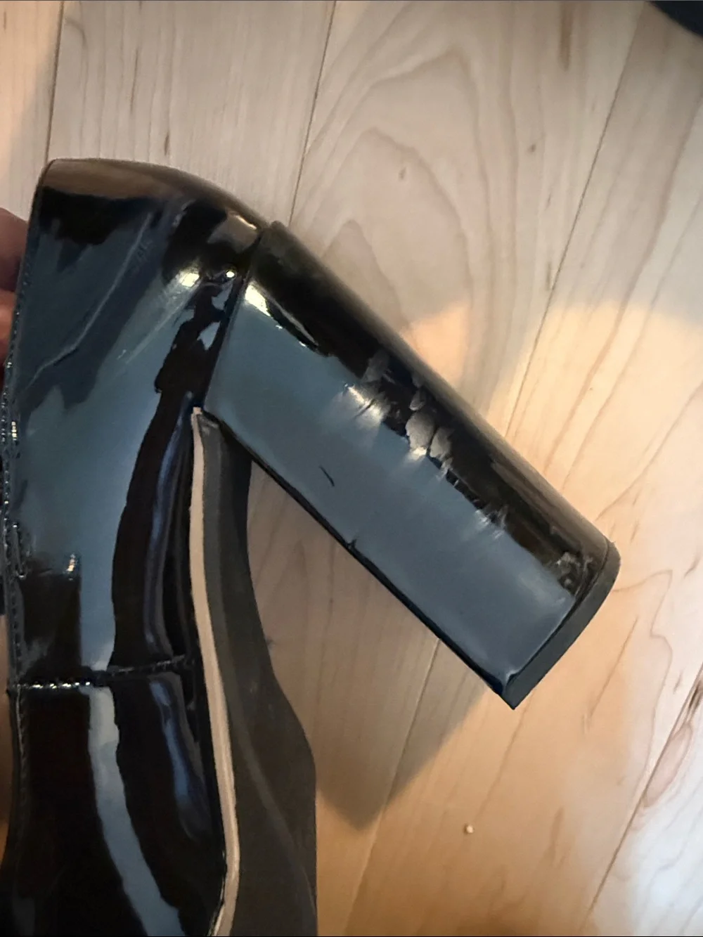 Steve Madden glossy black