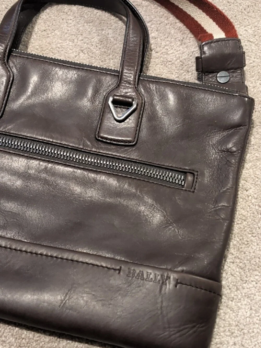 Bally authentic brown