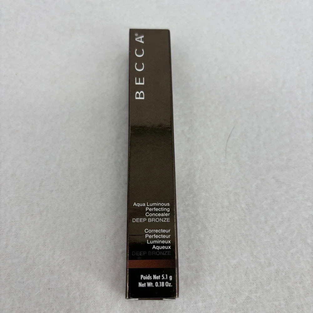 BECCA Aqua Luminous Perfecting Concealer Deep Bronze 0.18oz New in Box