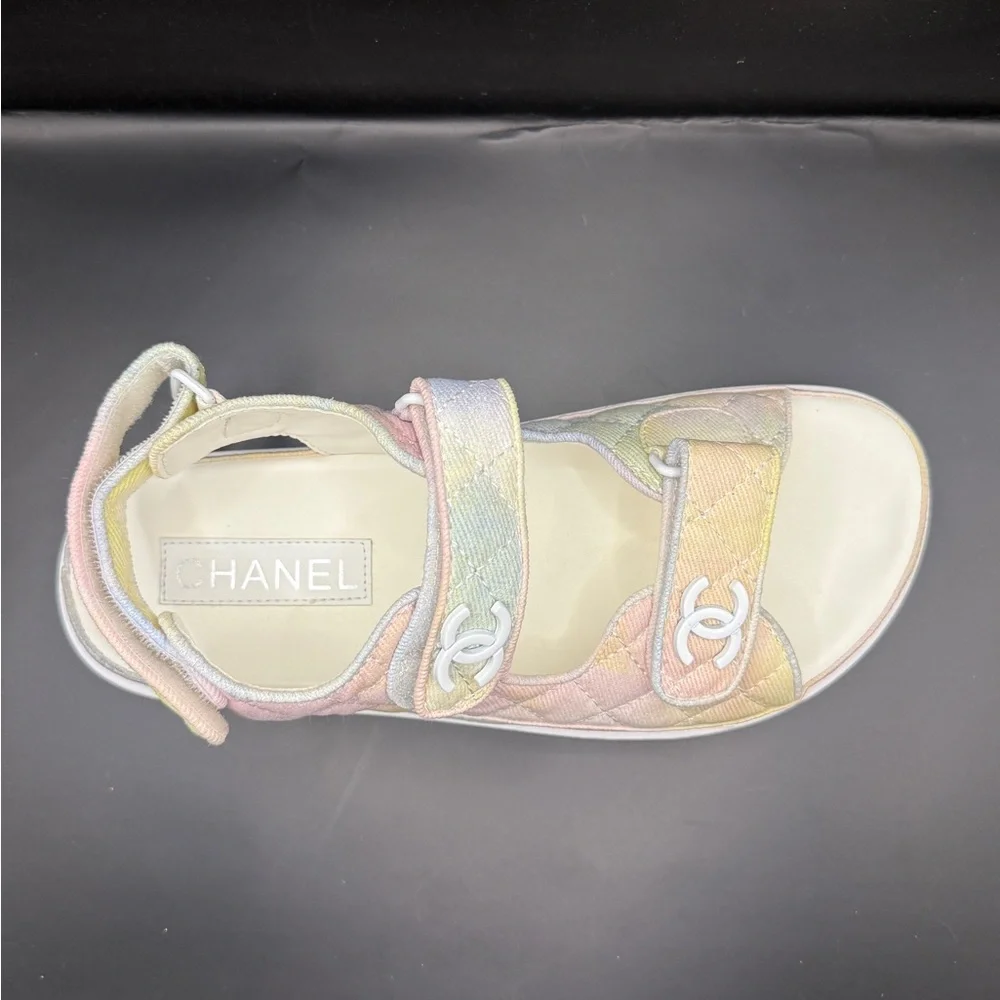 CHANEL pastel quilted