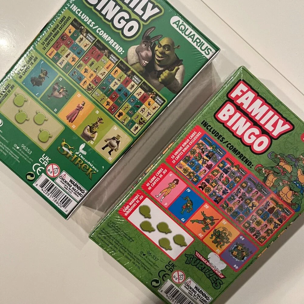Acquarius family bingo